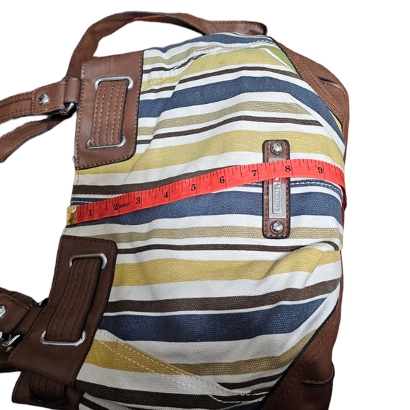 Etienne Aigner Crossbody Hobo Handbag Purse Multi-Color - Picture 9 of 12